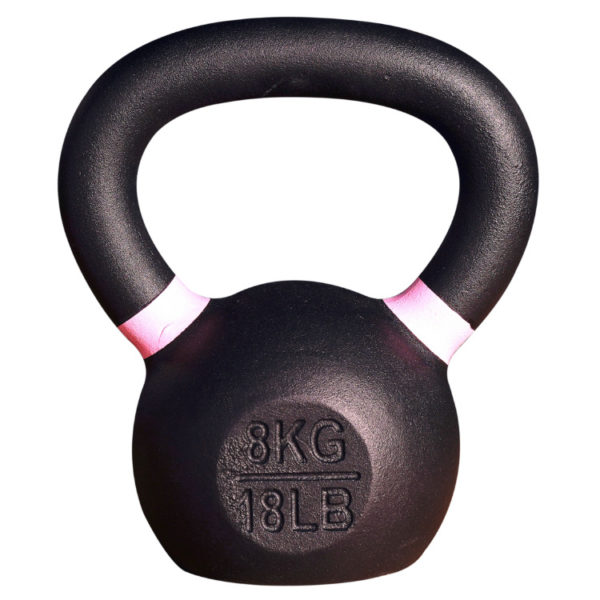 8kg Kettlebell - Cast Iron Powder Coated - Image 2